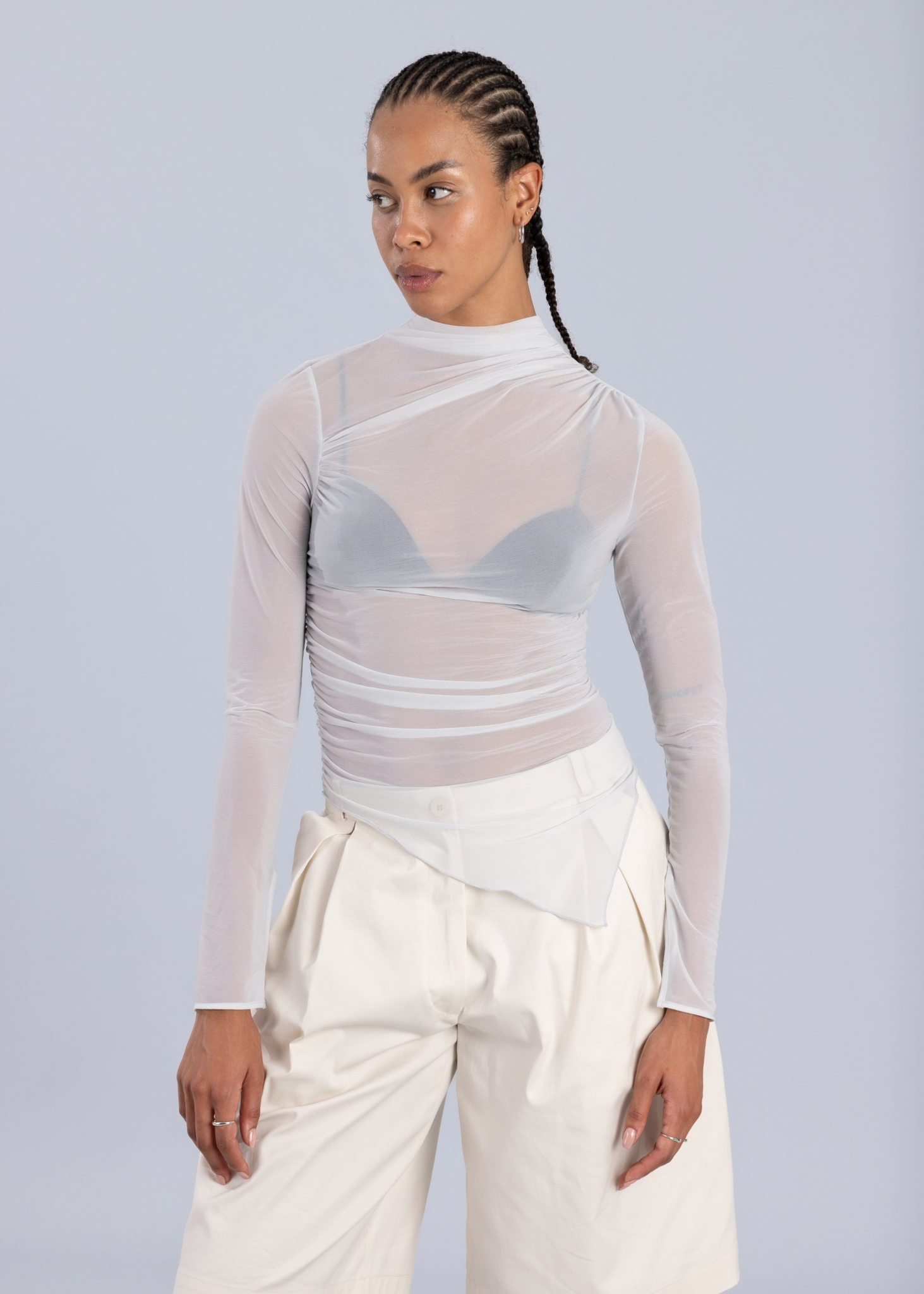 Organza Babydoll Top