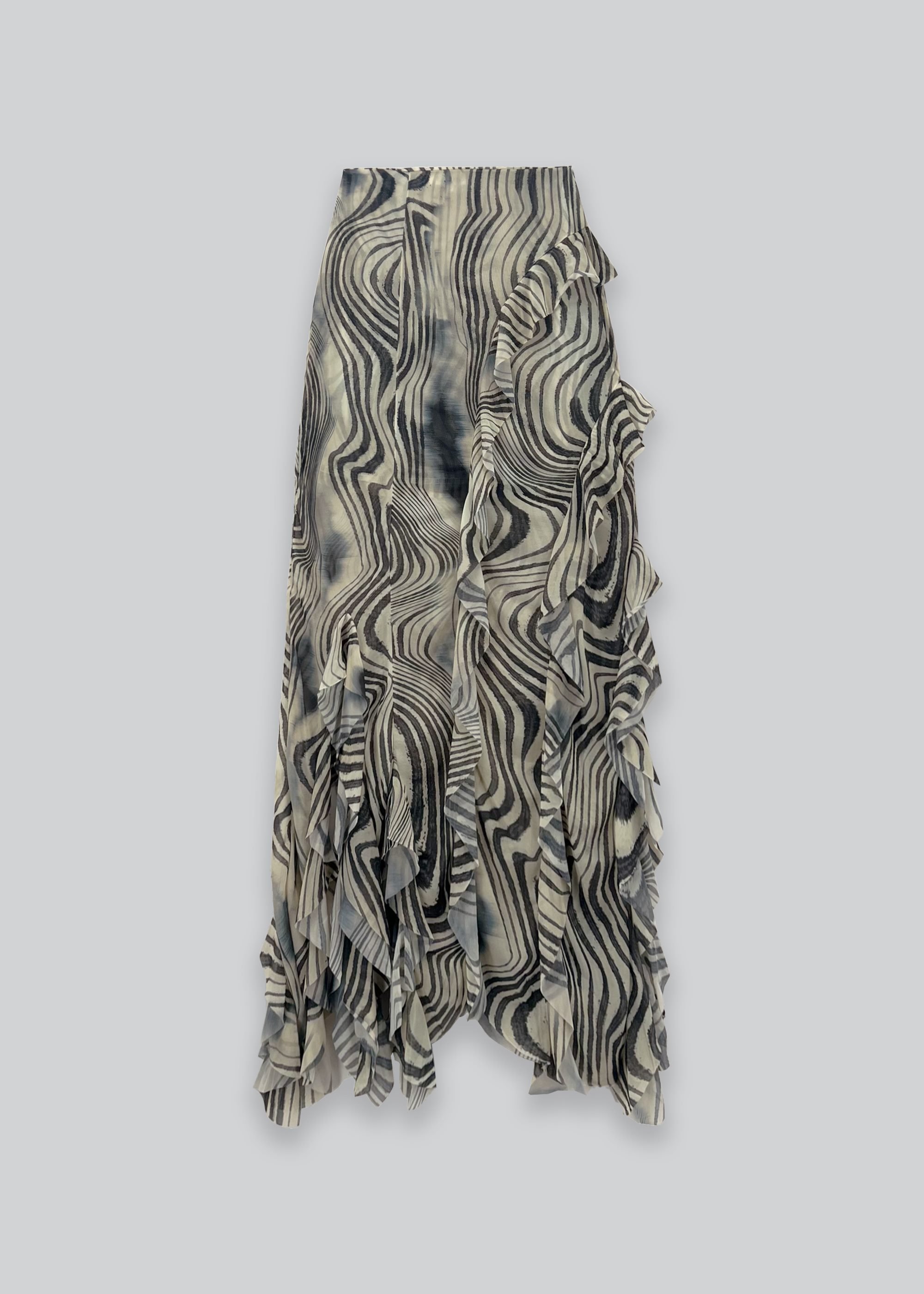 【SATIIIZ】Ellie Layered Check Wrap Skirt Eliza Layered Wrap Skirt | Gardenbelle Shop