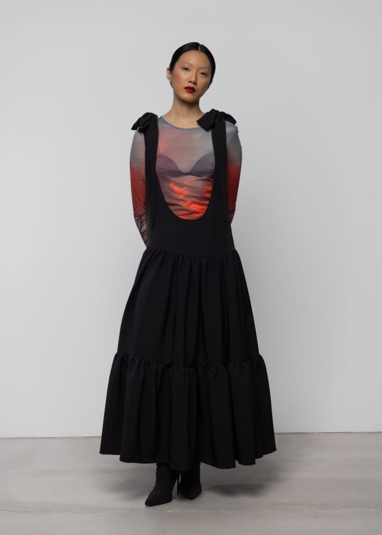 Pinafore Bow Dress