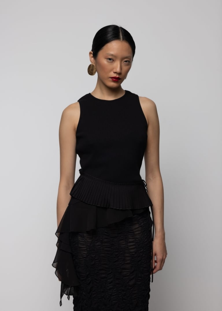 Tank Top with Frills