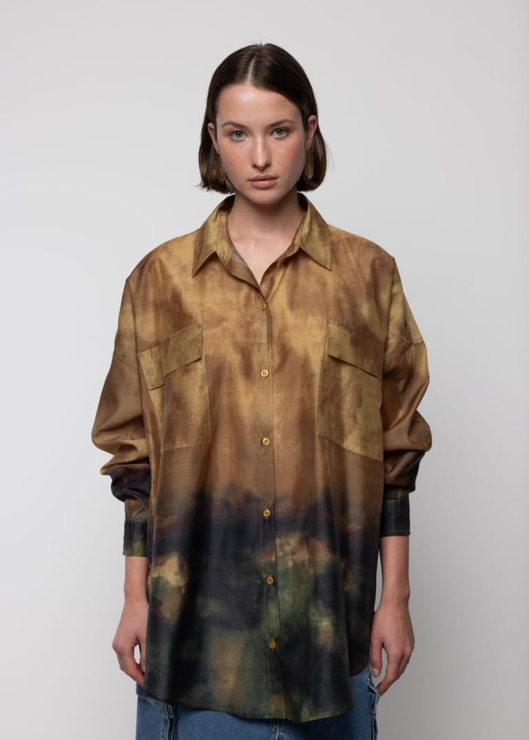 Organza Oversized Shirt