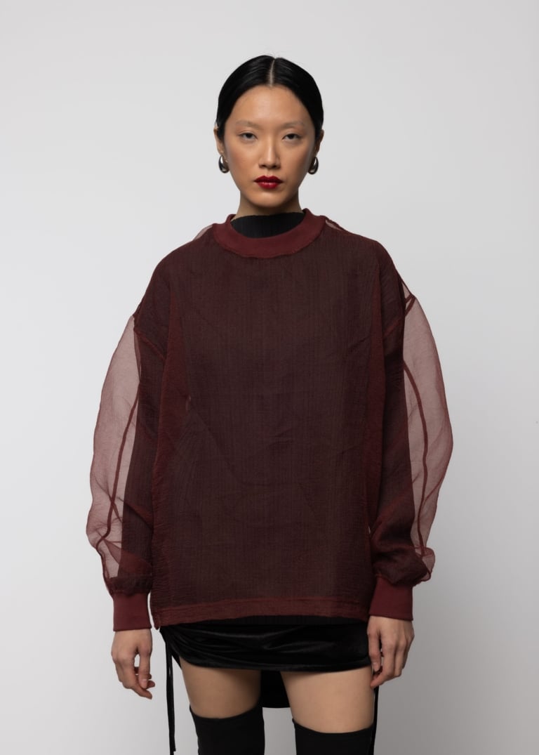 Organza Sweatshirt