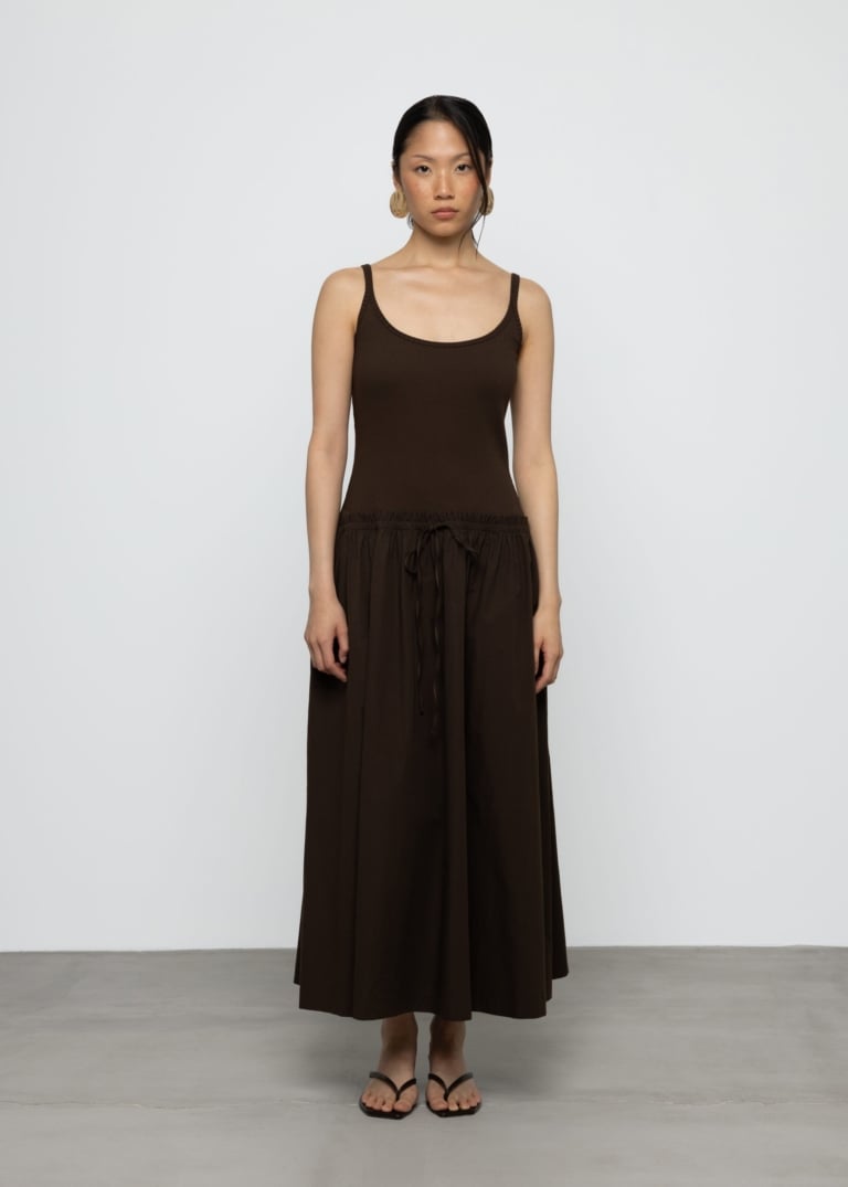 Tank Top Midi Cotton Dress