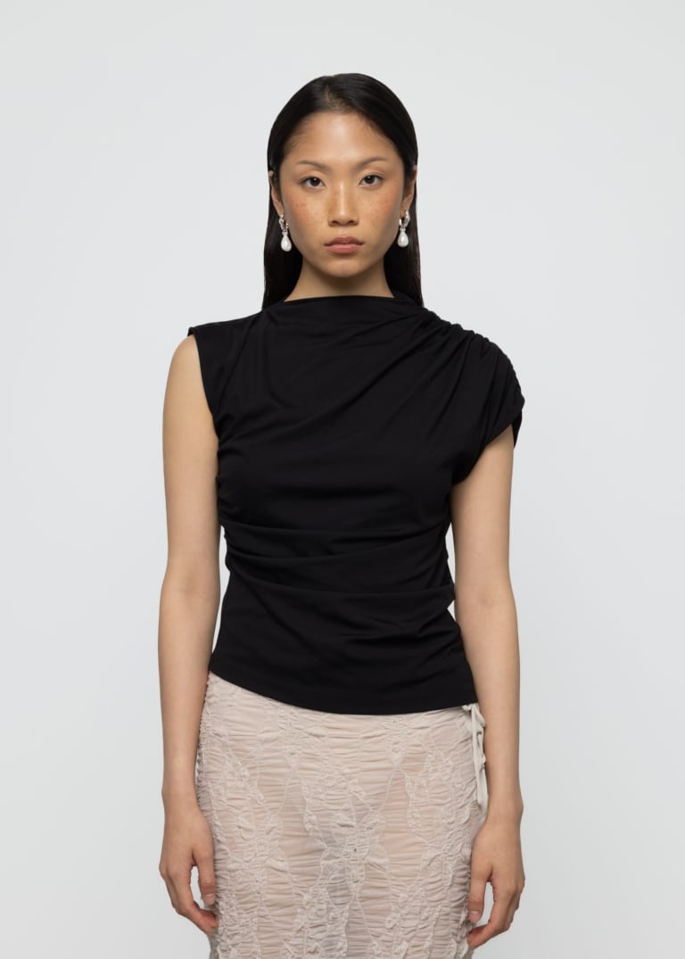 Asymmetric Draped Top